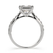 Ginevra Princess Cut Tapered Engagement Ring Setting - Nivetta
